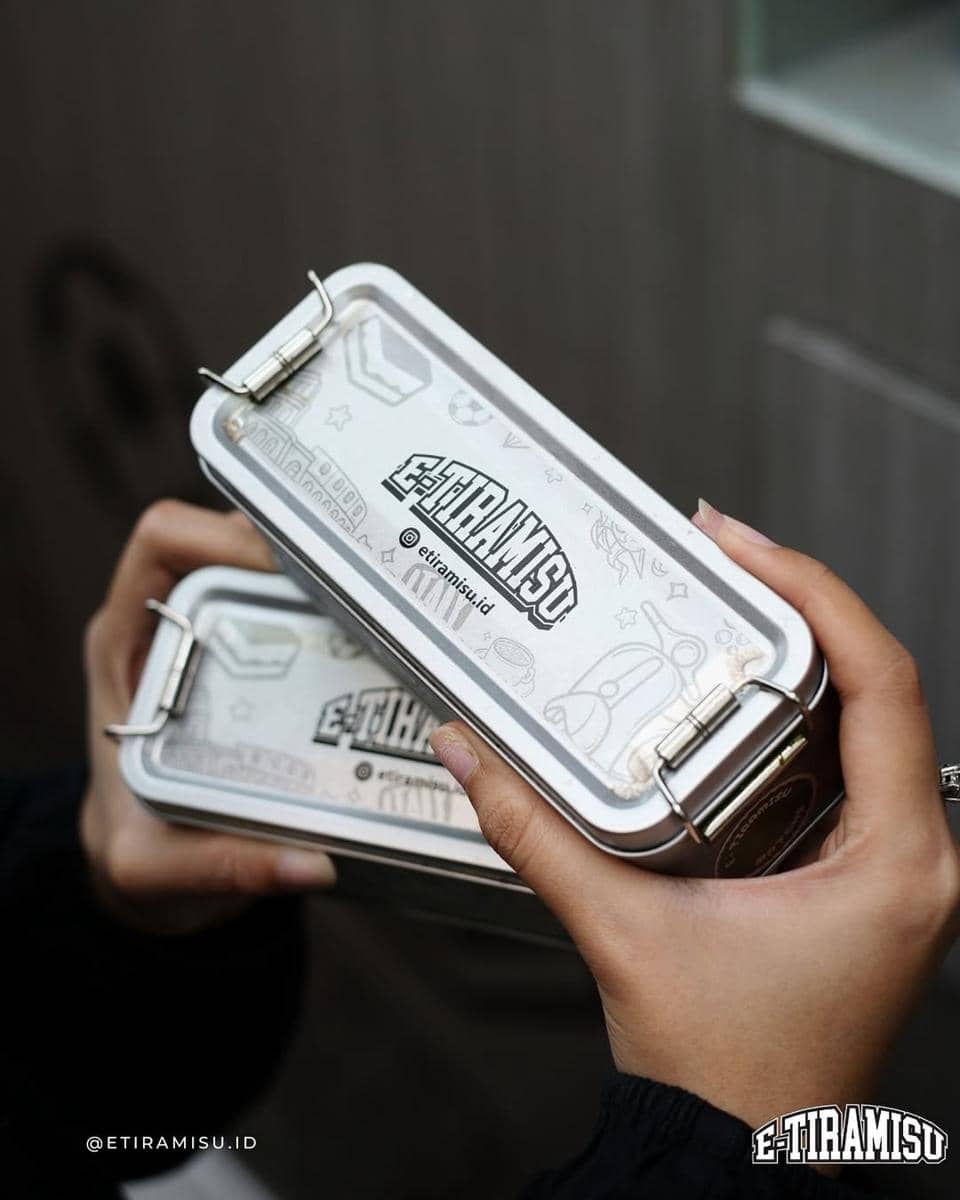 kemasan kaleng E-tiramisu 