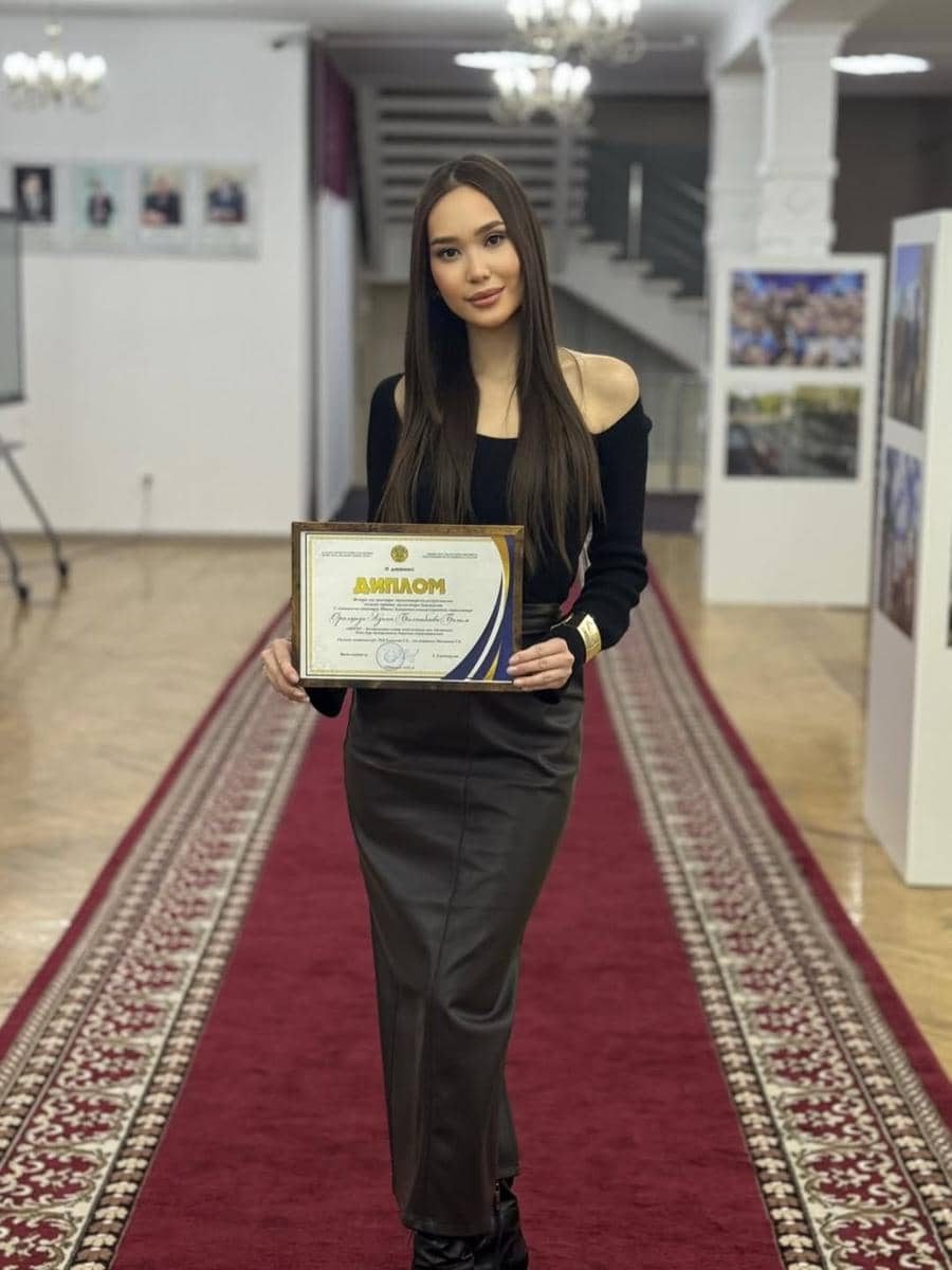 potret Bagym Baltabayeva, Miss World Kazakhstan 2026