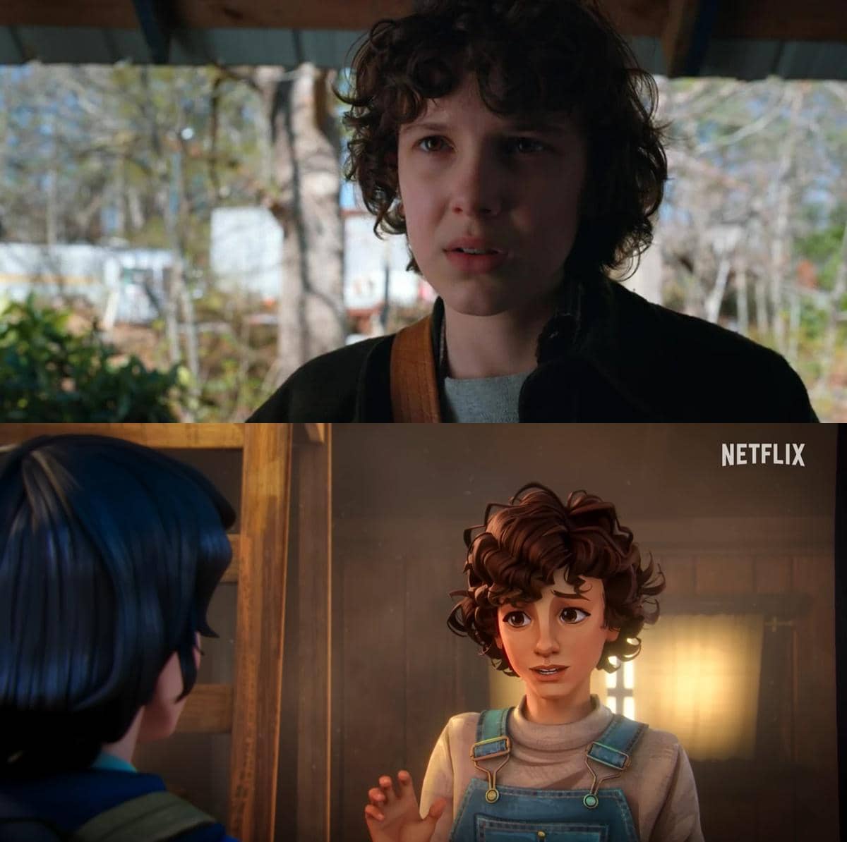perbandingan karakter Stranger Things