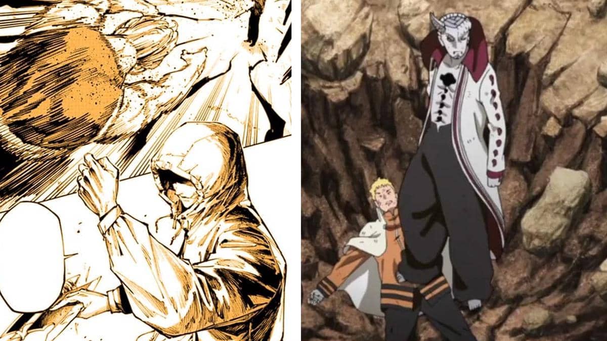 Perbandingan Yuji dan Ishiki saat menghadapi musuh di masa dewasa  - JJK Modulo & Boruto: Naruto Next Generations