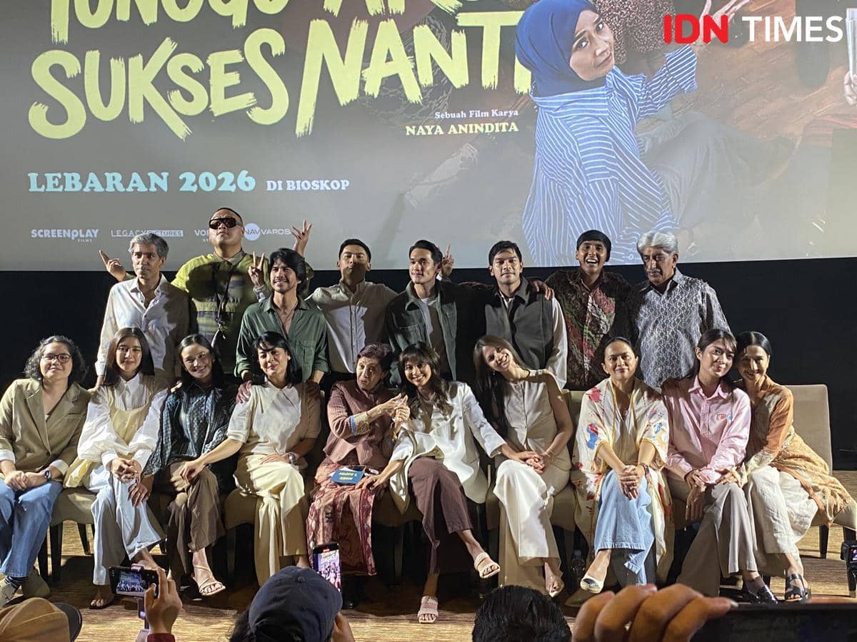 press conference perilisan trailer dan poster film Tunggu Aku Sukses Nanti