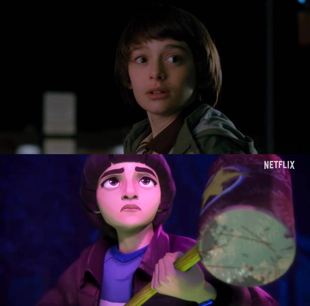 perbandingan karakter Stranger Things