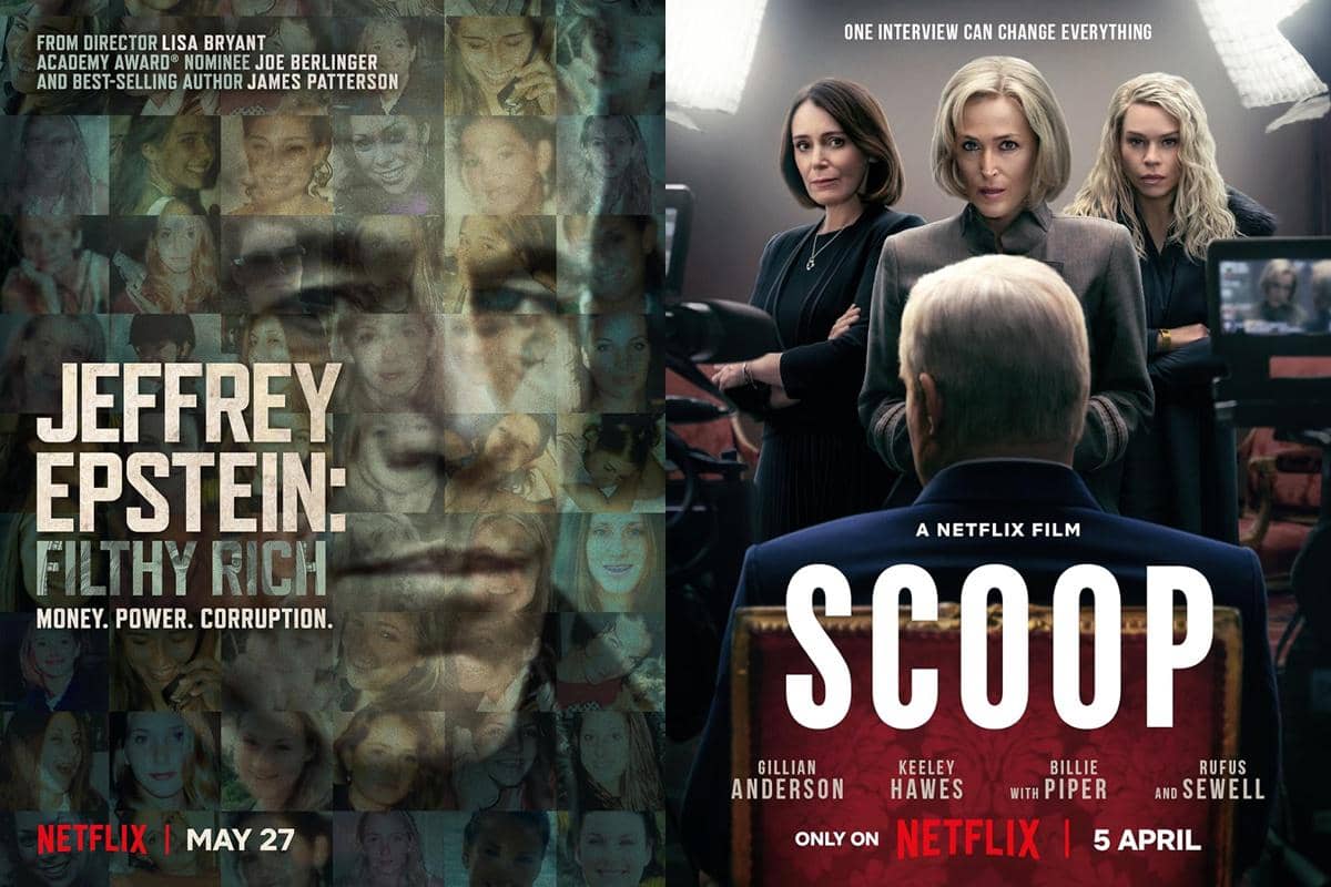poster Jeffrey Epstein: Filthy Rich dan Scoop