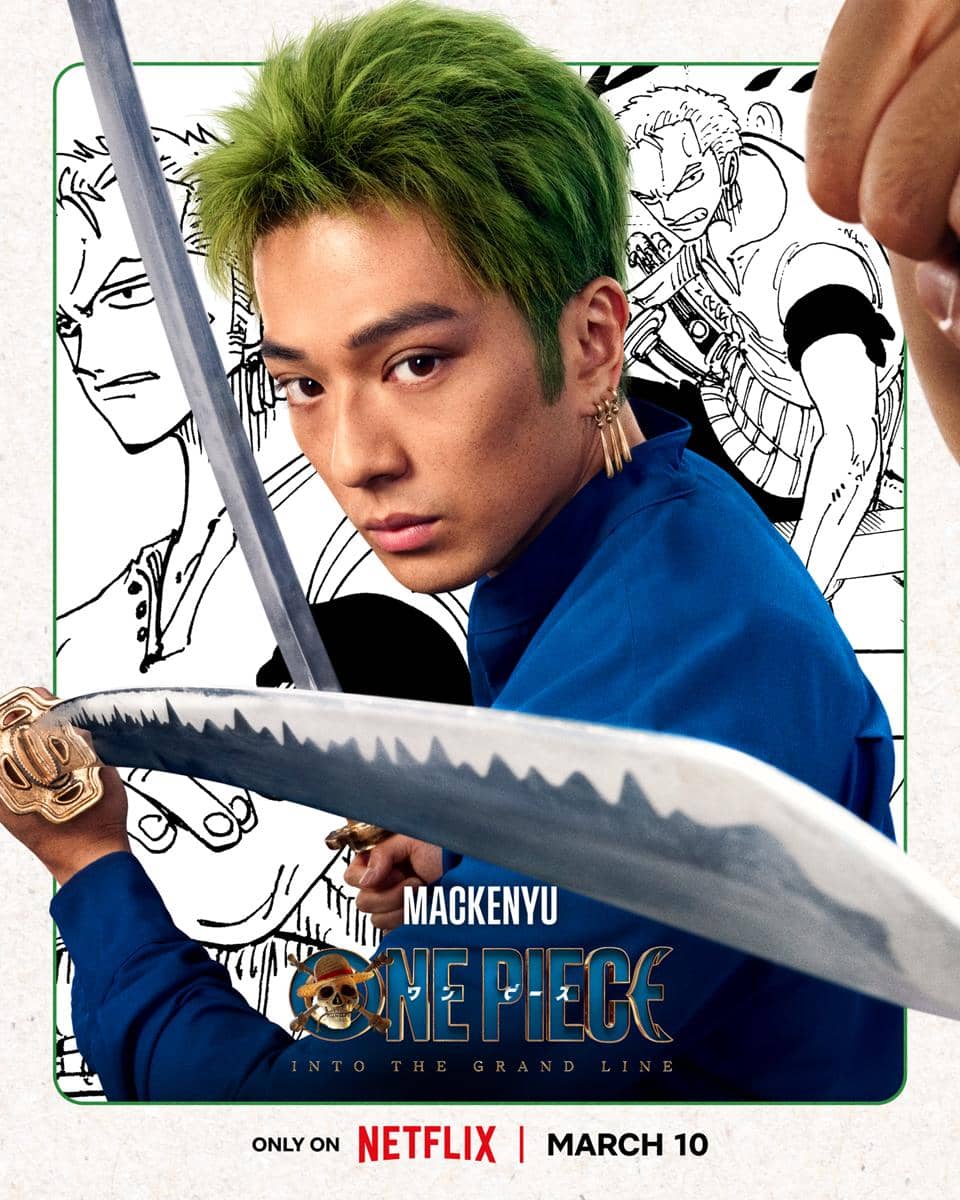 Mackenyu Roronoa Zoro. (Dok. Netflix/One Piece)