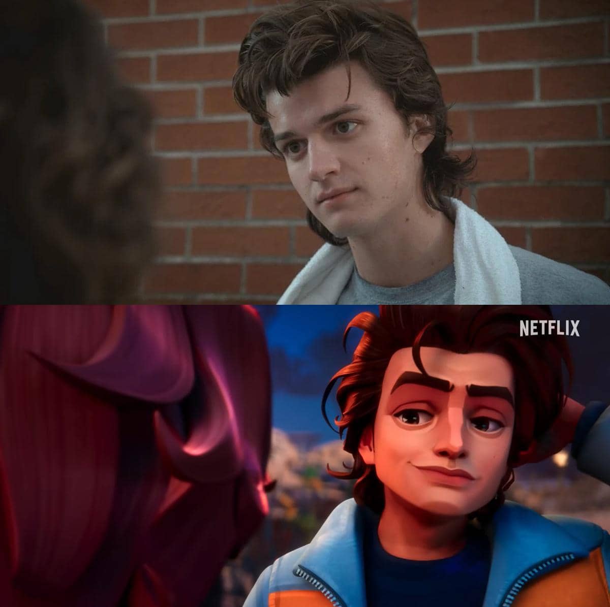 perbandingan karakter Stranger Things