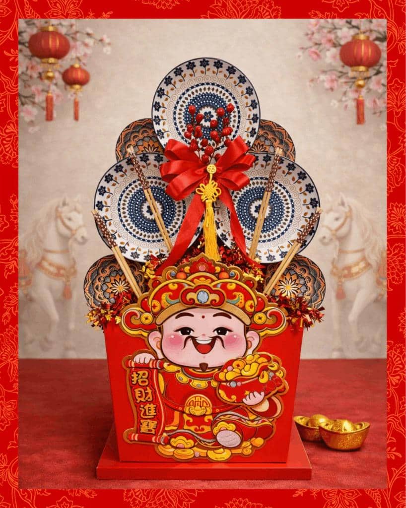 Ilustrasi hampers Imlek (Shopee/Yourflorist.id)