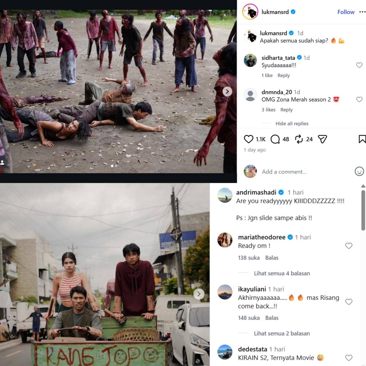 Lukman Sardi dan Andri Mashadi