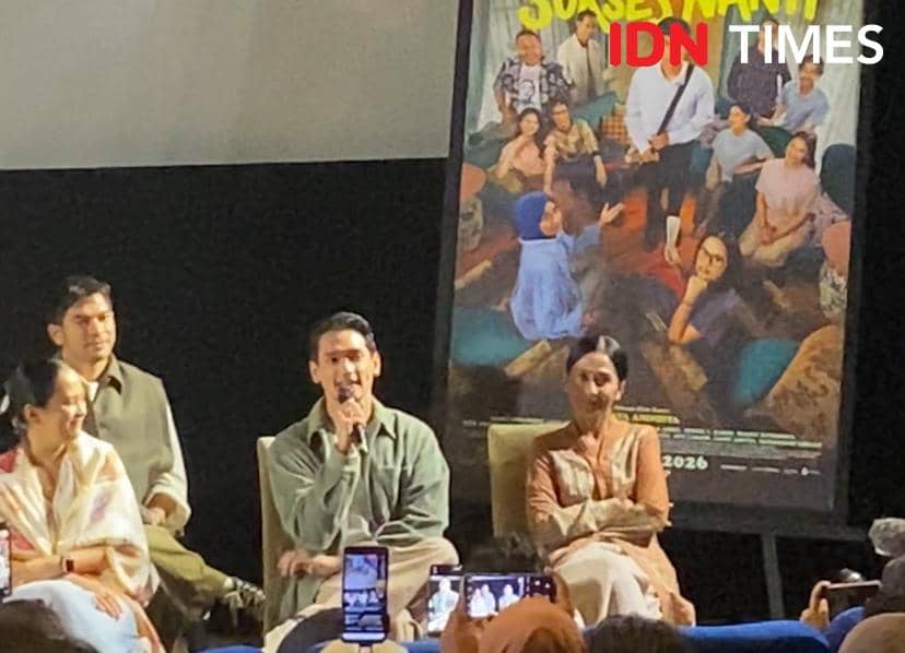 press conference perilisan trailer dan poster film Tunggu Aku Sukses Nanti (dok. IDN Times/Rani Asnurida)