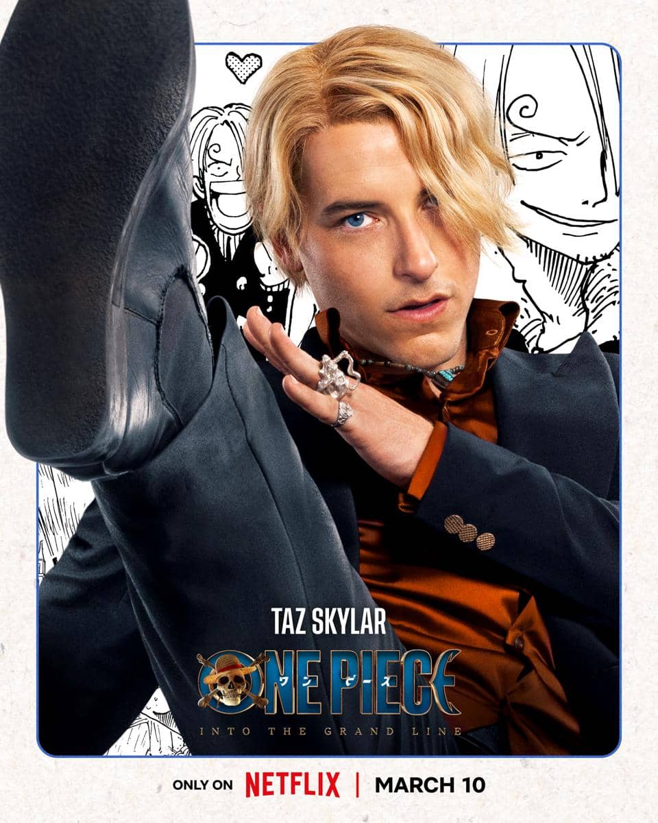 Taz Skylar Sanji. (Dok. Netflix/One Piece)
