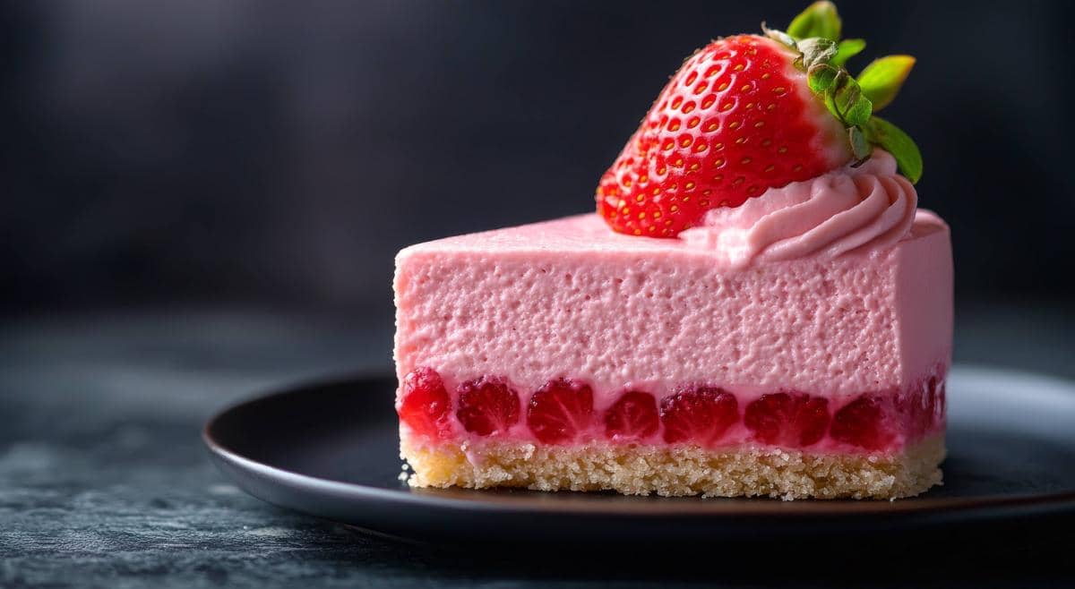 Strawberry mousse cake