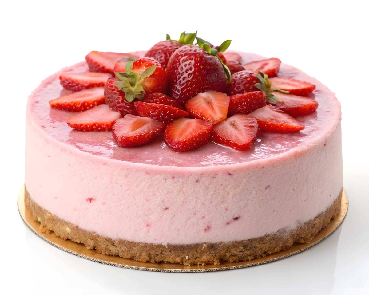 Strawberry mousse cake