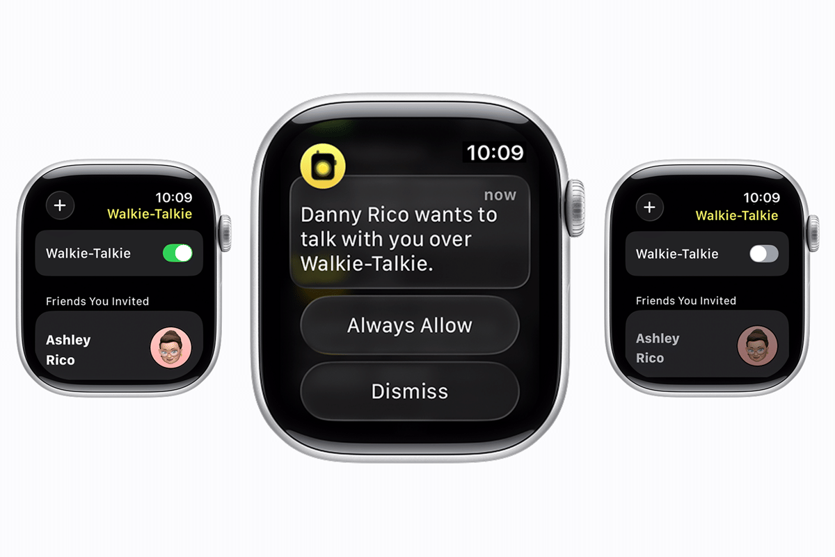Fitur Walkie Talkie di Apple Watch