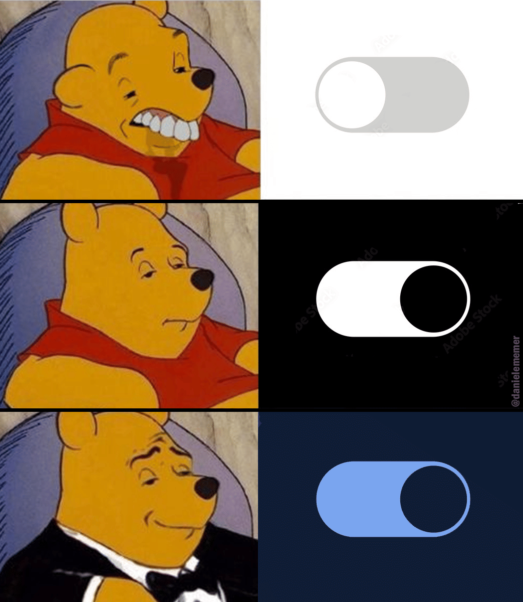 meme kocak mode gelap