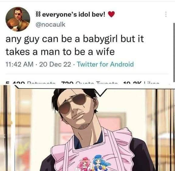 meme anime tentang ibu rumah tangga