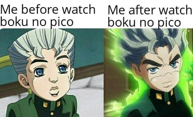 meme anime tentang trauma