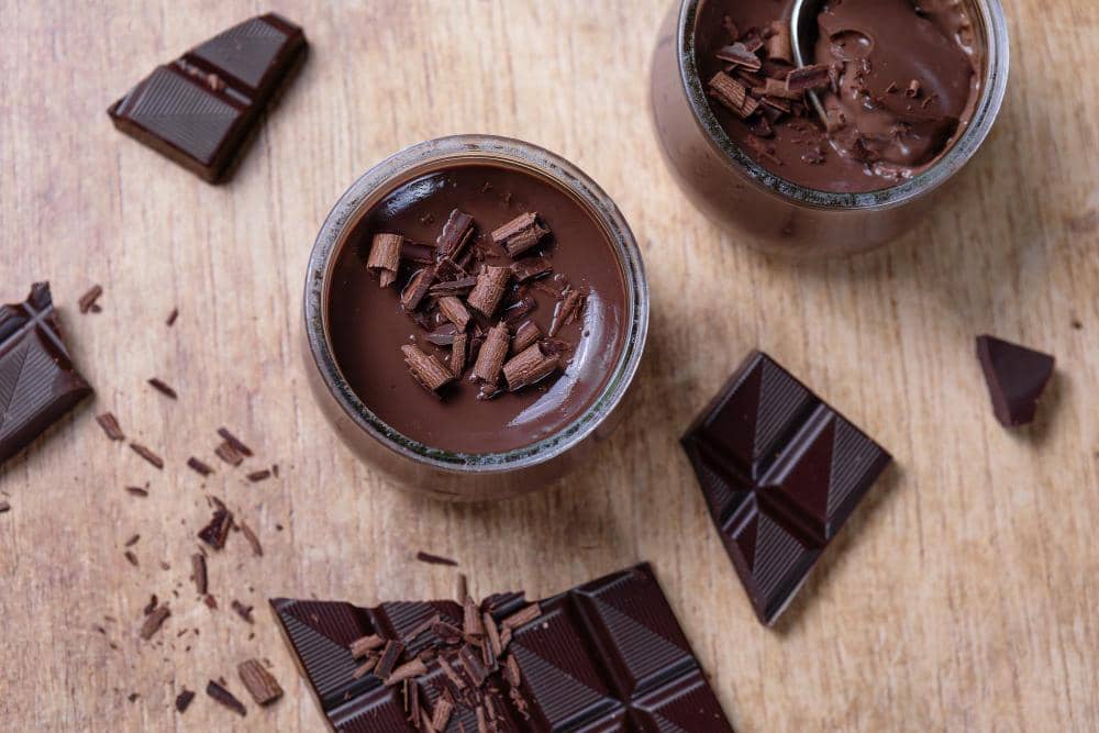 ilustrasi chocolate mousse