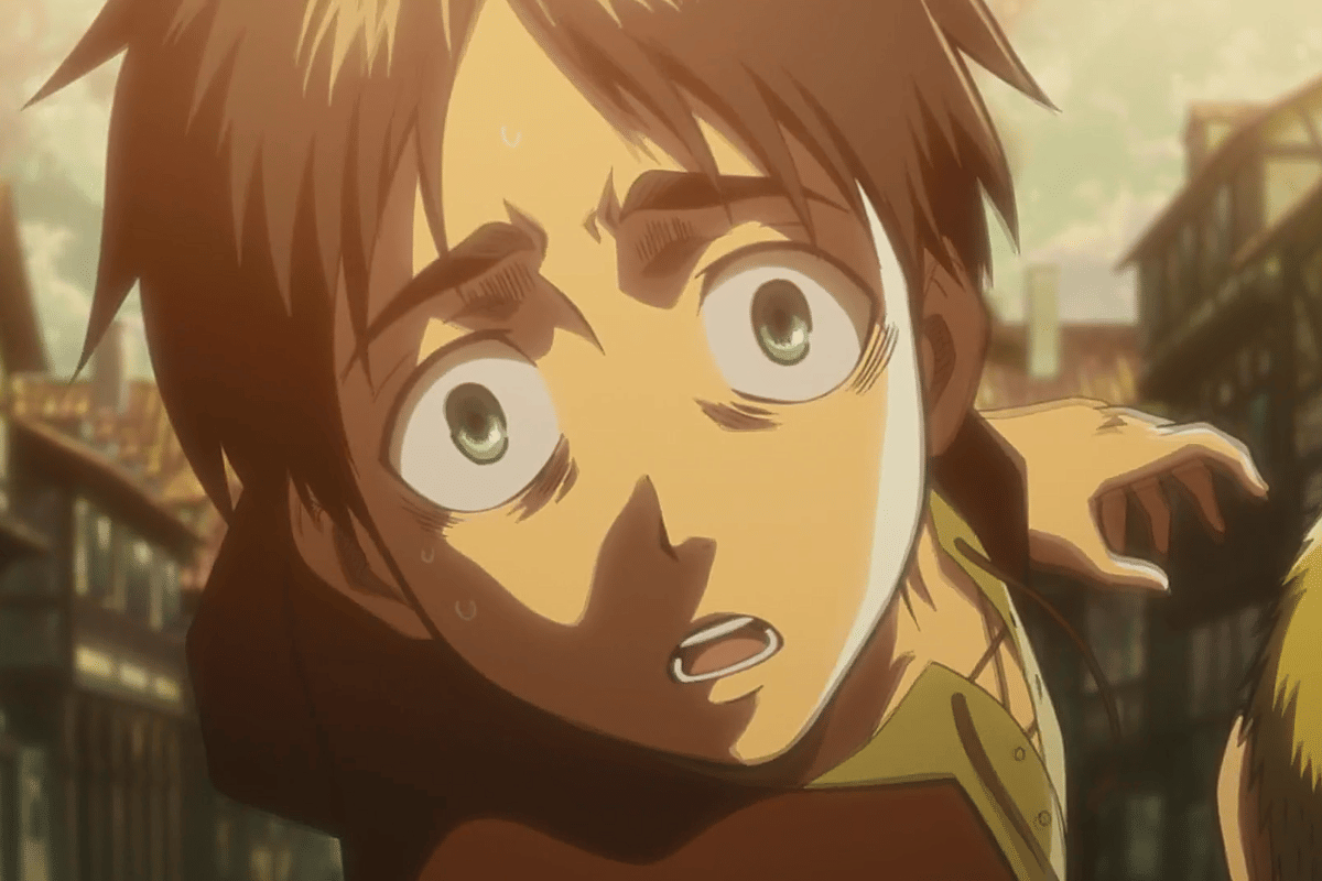 Eren menyaksikan kematian ibunya.