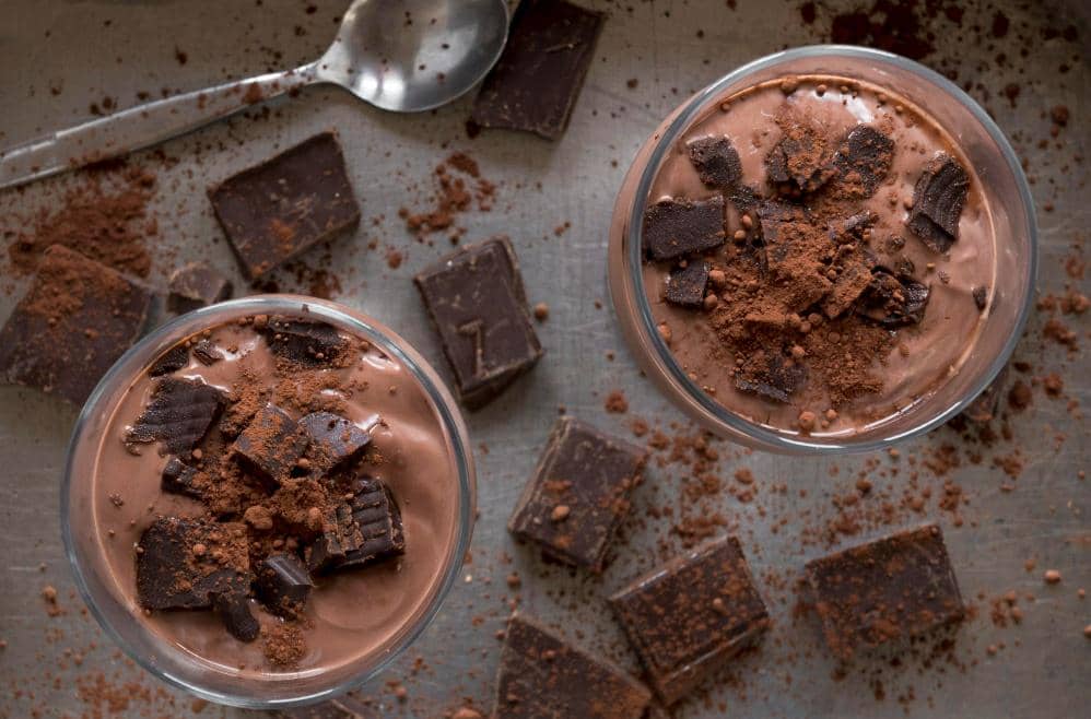 ilustrasi chocolate mousse