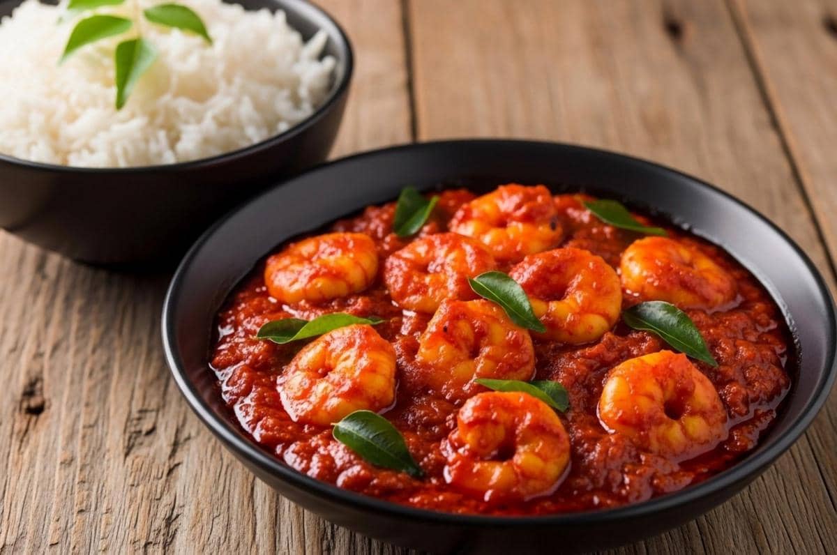 ilustrasi udang saus szechuan