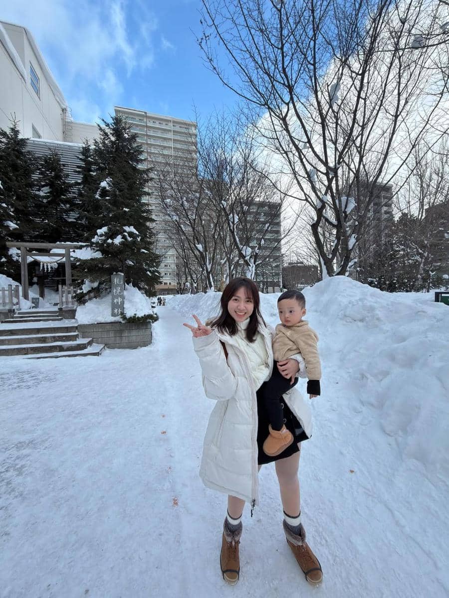 Keluarga Shanju liburan ke Hokkaido.