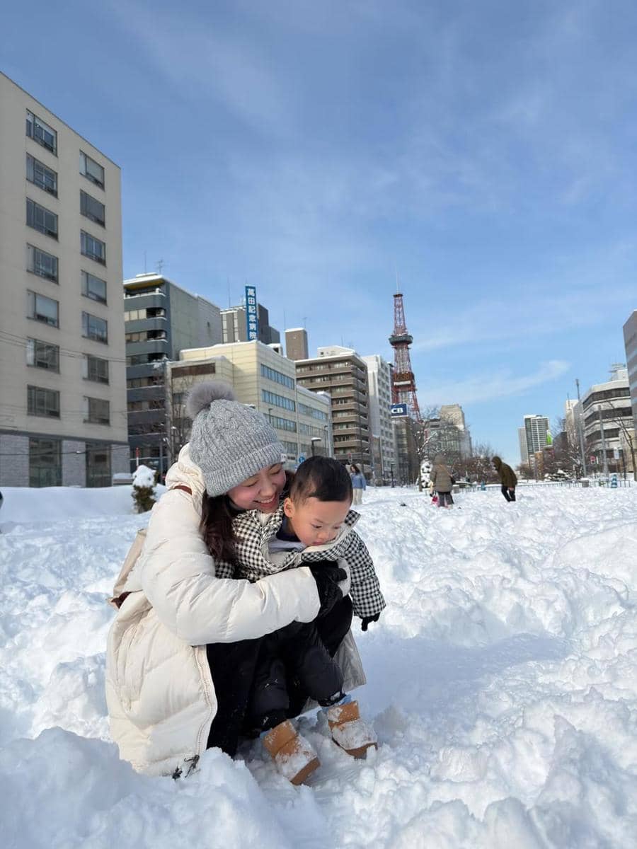 Keluarga Shanju liburan ke Hokkaido.