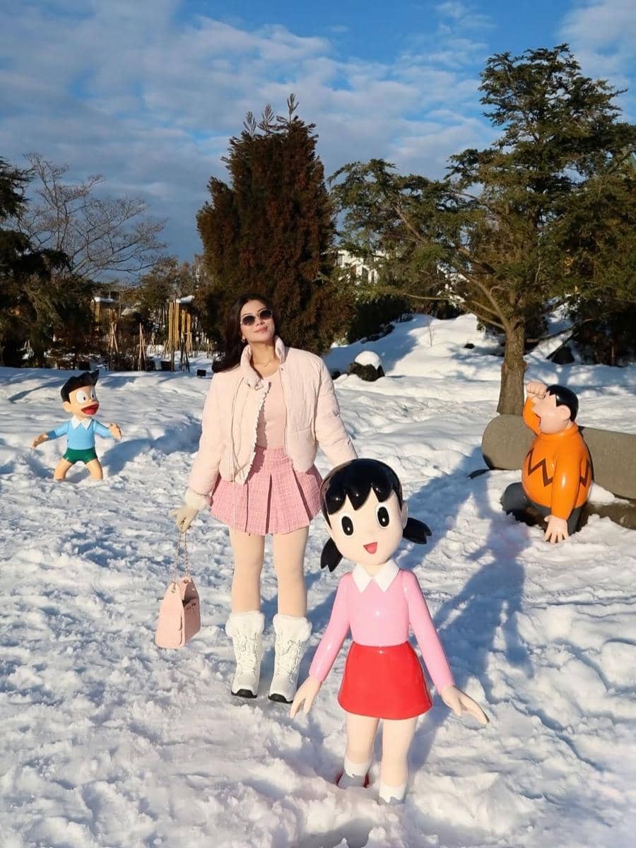 Hanum Mega jalan-jalan di Takaoka Otogi-no-mori Park