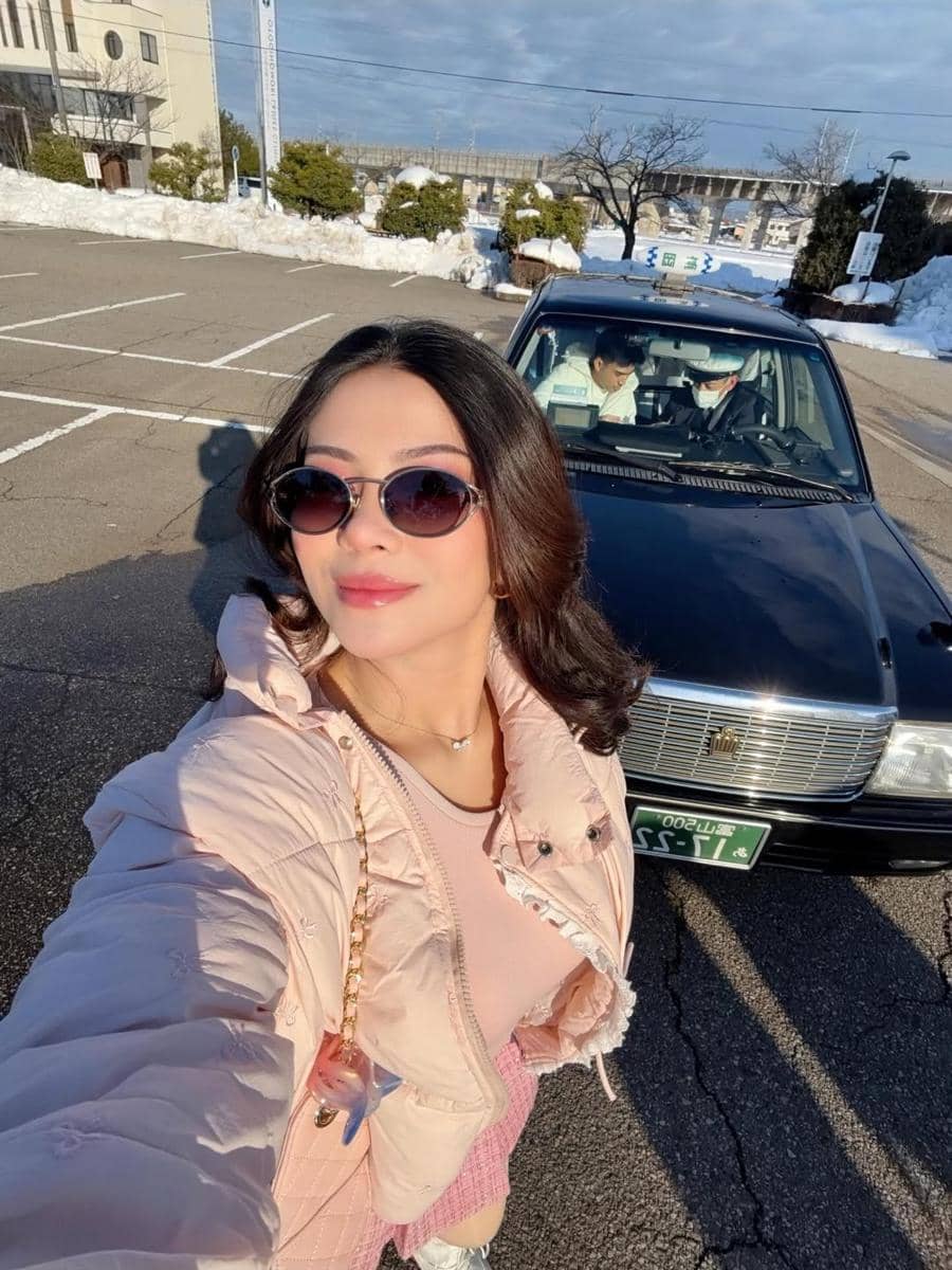 Hanum Mega jalan-jalan di Takaoka Otogi-no-mori Park