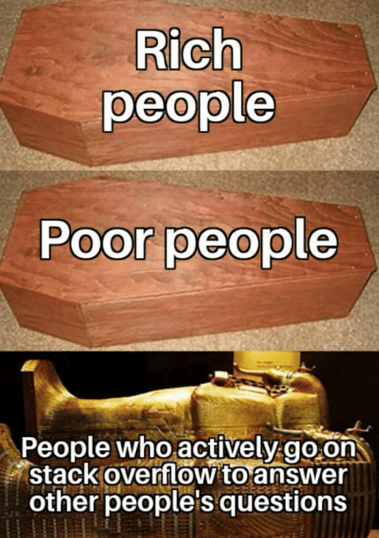 meme orang spesial yang layak dikubur peti emas