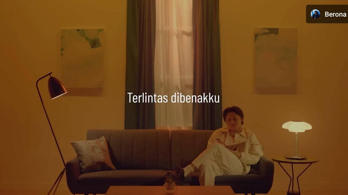 cuplikan lirik video "Tetap Merindu"