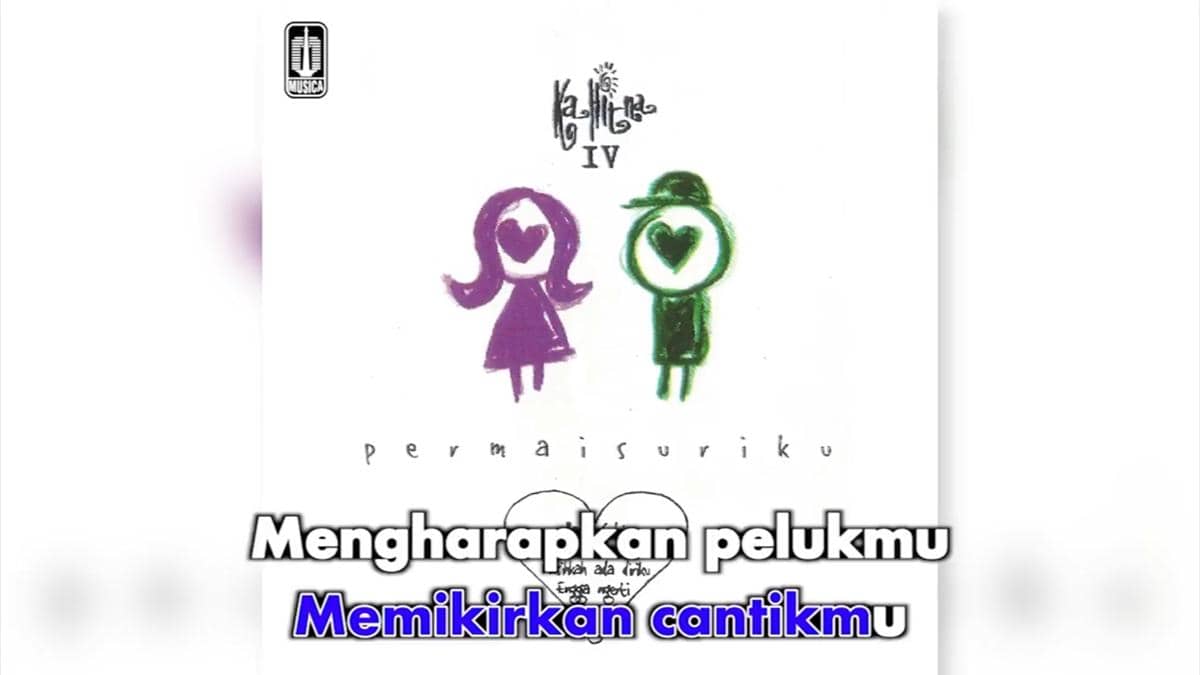 cuplikan video lirik "Kamu"