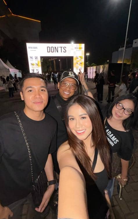 Artis Nonton Konser Bryan Adams di Jakarta (instagram.com/mayang_lucyanaaa)