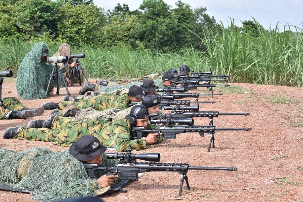 Potret Brigade Parako 1 Pasgat TNI Uji Tempur di Lampung