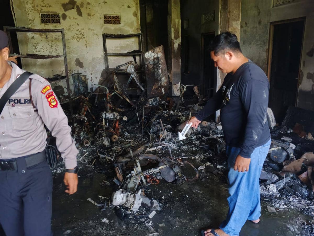 Kebakaran di Tabanan Hanguskan Bangunan, Kerugian Capai Rp2 Miliar