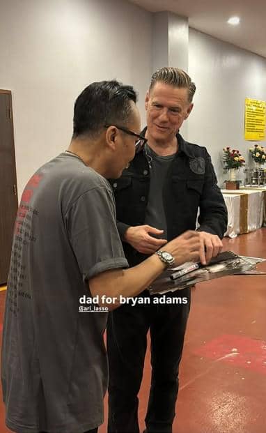 Artis Nonton Konser Bryan Adams di Jakarta (instagram.com/ari_lasso)