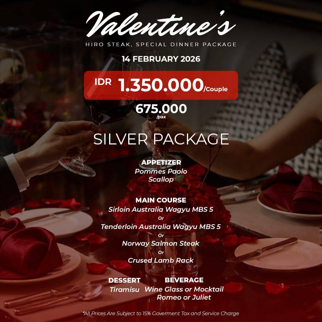 promo Valentine Hiro Steak