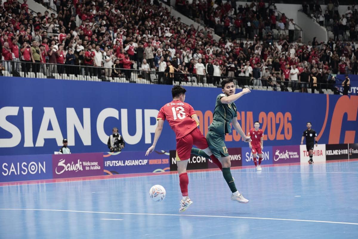 Timnas Futsal Indonesia lawan Vietnam di perempat final Piala Asia 2026. 