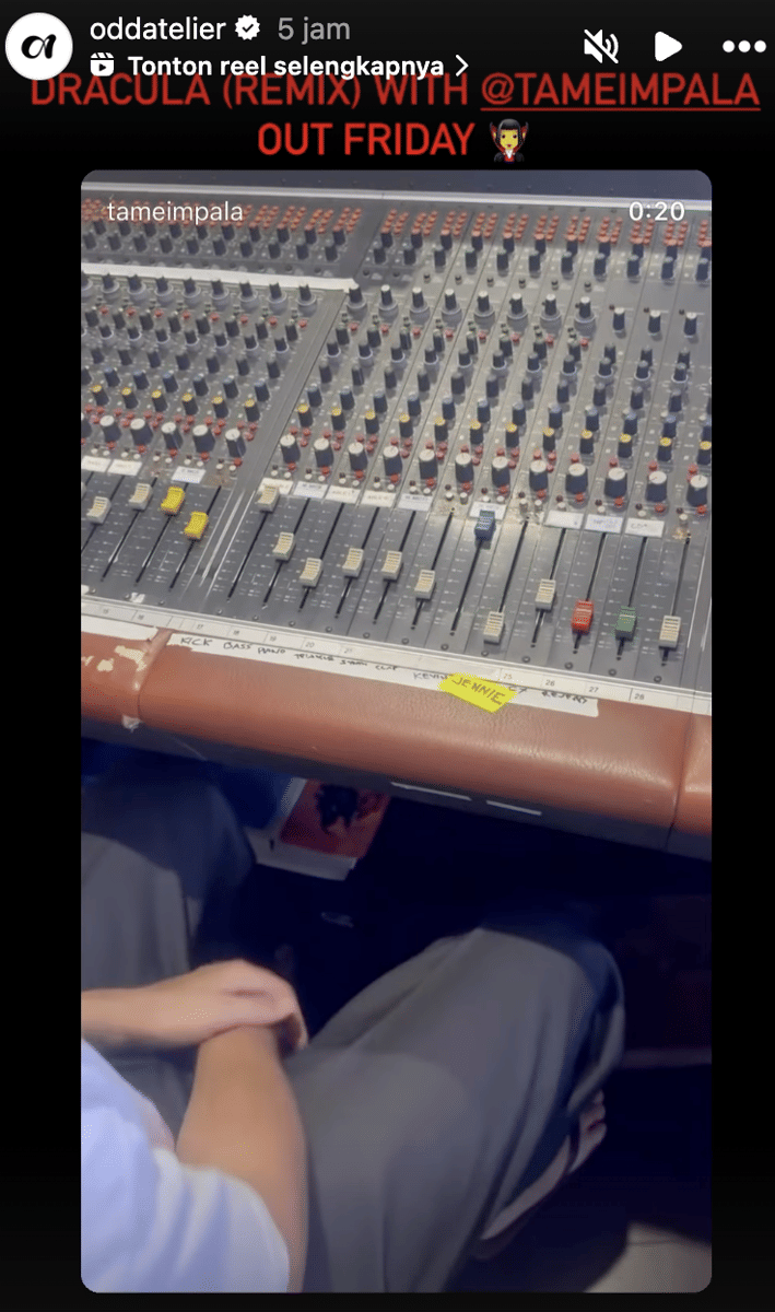 kolaborasi Tame Impala dan Jennie