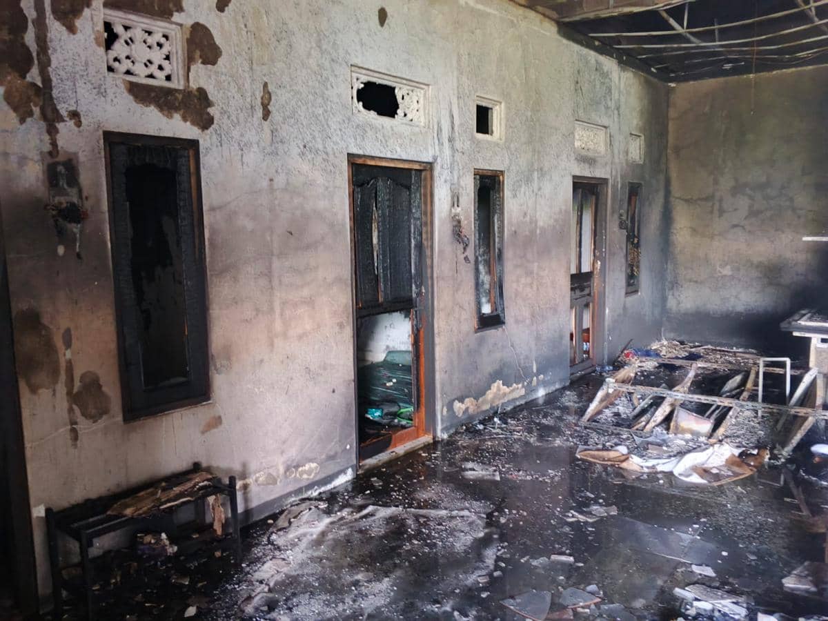 Kebakaran di Tabanan Hanguskan Bangunan, Kerugian Capai Rp2 Miliar