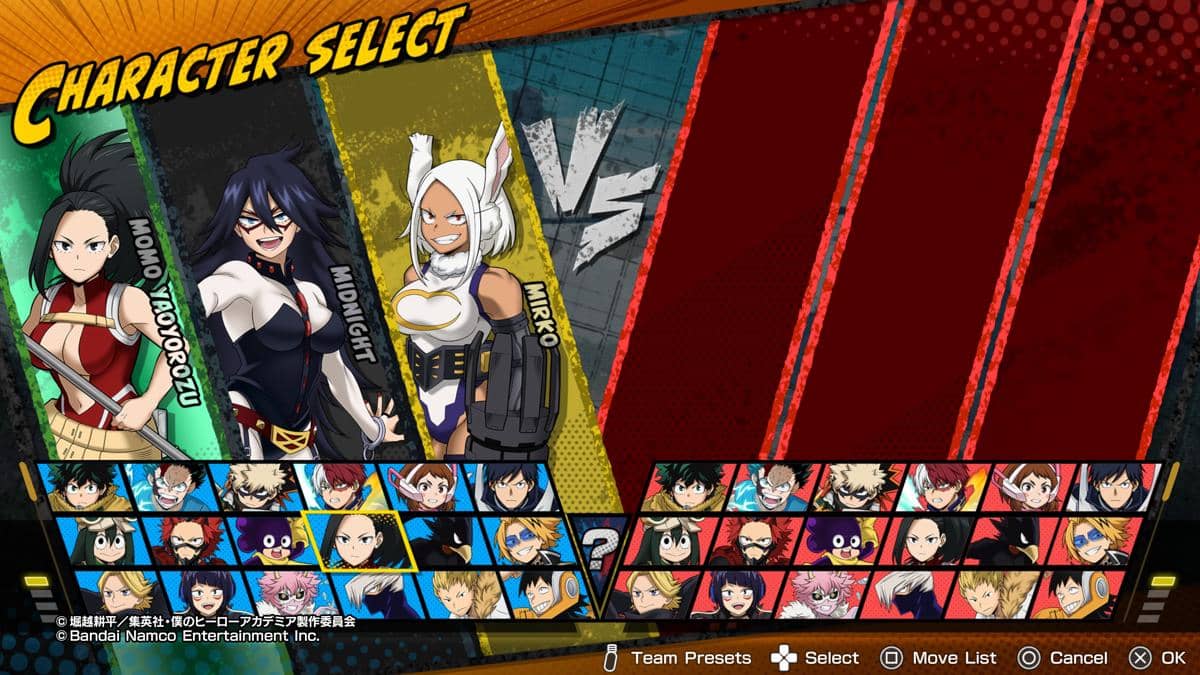 (Dok.  Bandai Namco Entertainment Asia/My Hero Academia: All's Justice)
