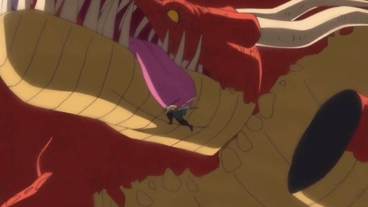 Zoro membunuh naga di Punk Hazard - One Piece
