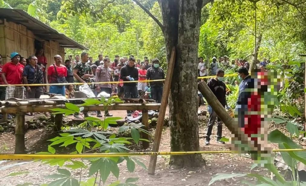 Olah TKP di Ngada NTT.