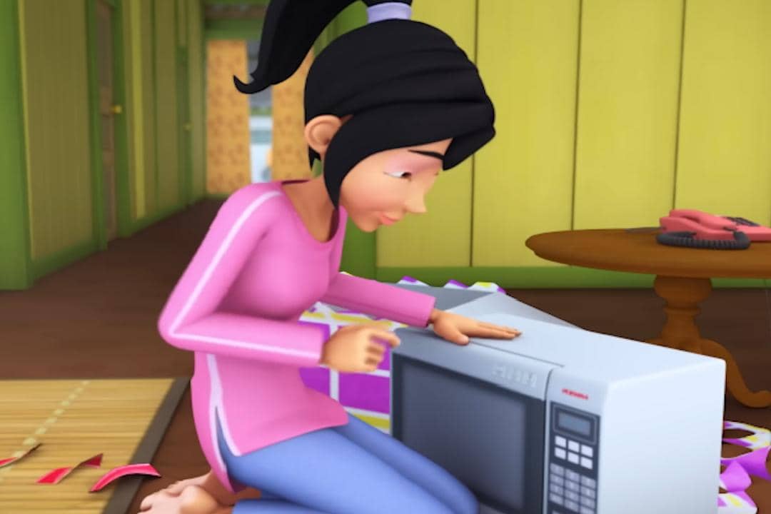 Kak Ros dibelikan oven baru oleh Opah