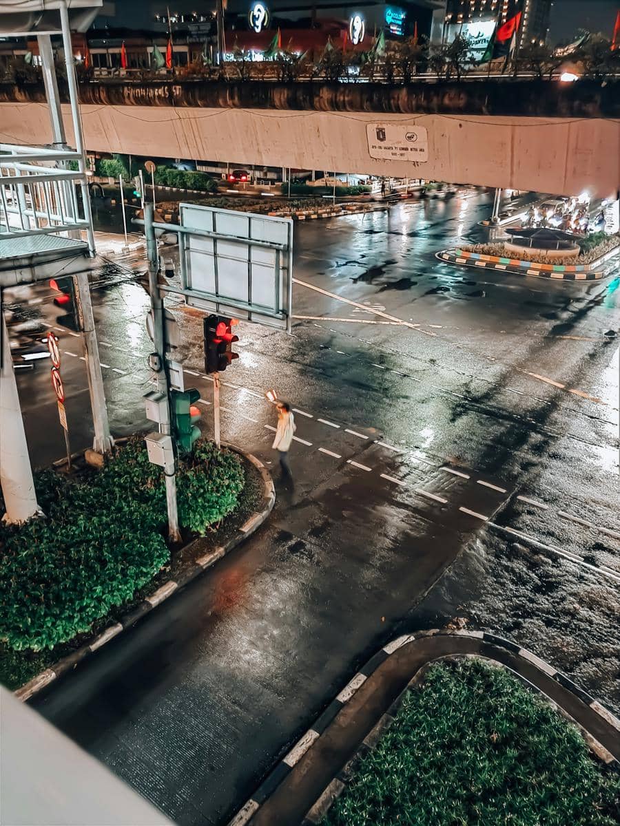 ilustrasi simpang kota