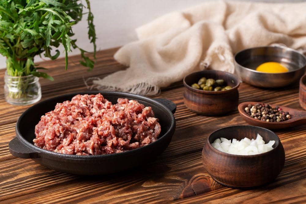 ilustrasi daging giling