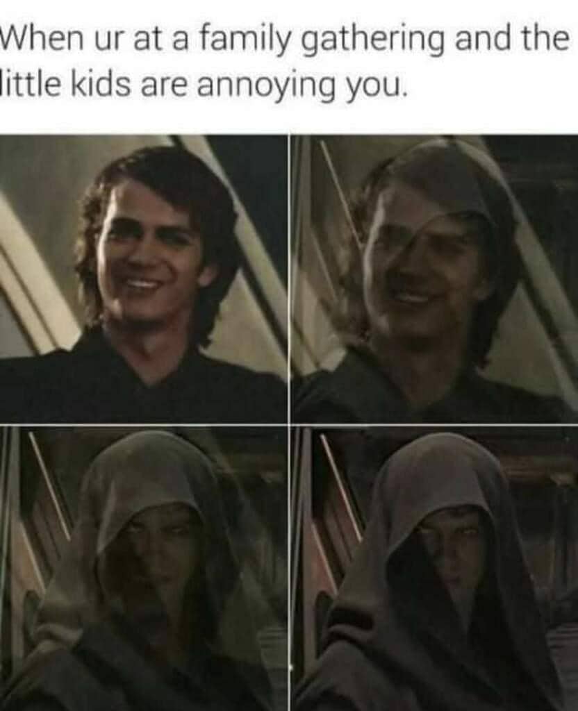 meme anak pas acara keluarga