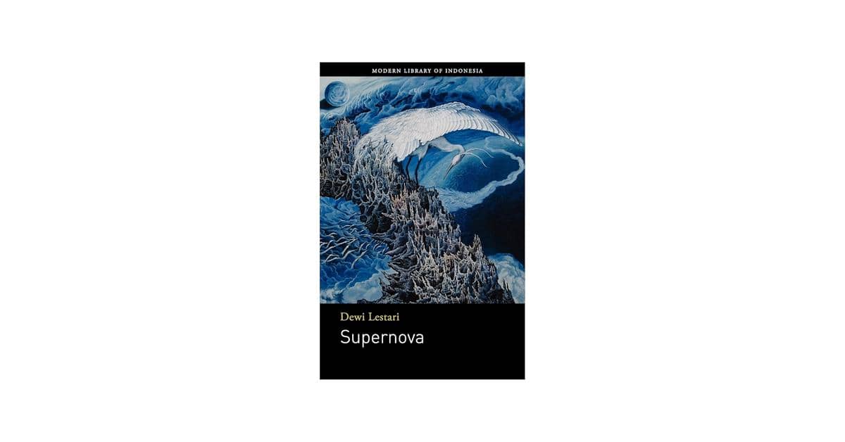 cover buku Supernova karya Dee Lestari atau Dewi Lestari