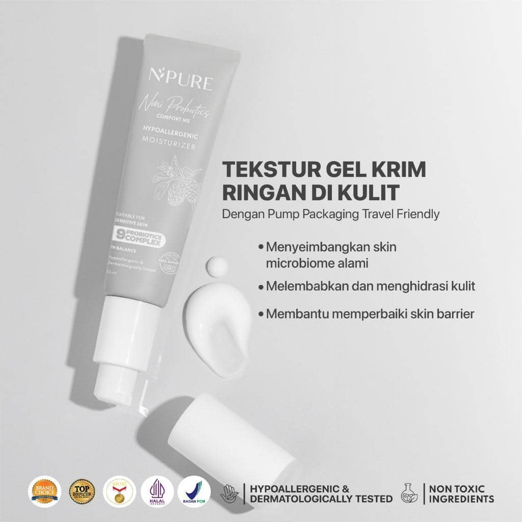 NPURE Noni Probiotics Hypoallergenic Moisturizer