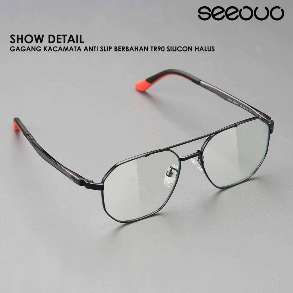 Kacamata geometris (shopee.co.id/Seeouo Official Store)