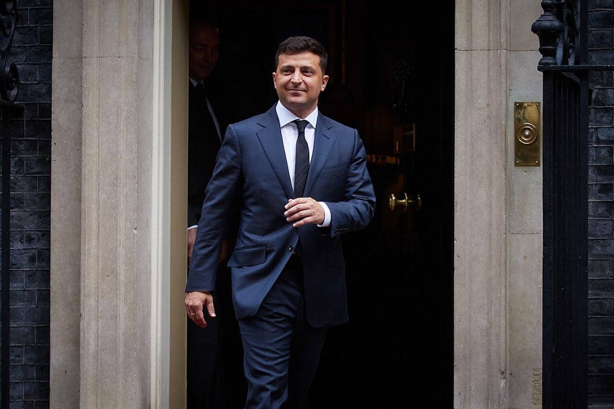 Pada tanggal 7-8 Oktober 2020, Presiden Ukraina Volodymyr Zelensky mengadakan perjalanan kenegaraan resmi ke Britania Raya.