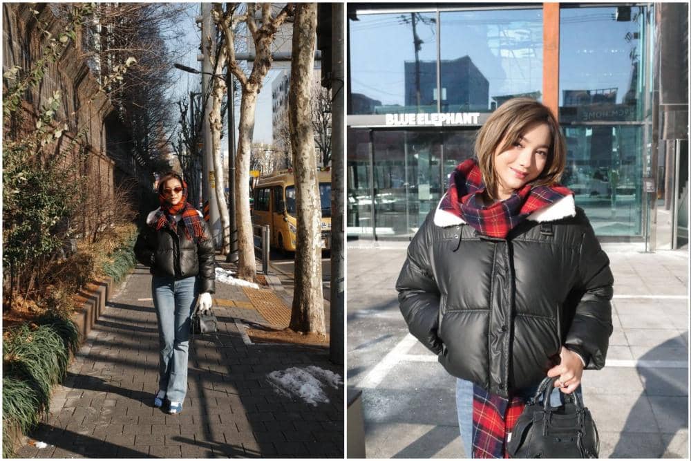 Glenca Chysara jalan-jalan di Seoul